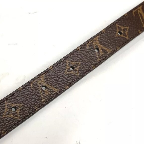 LOUIS VUITTON M0431M Monogram Belt-LV Iconic 20MM Reversible Thin belt - Picture 10 of 16